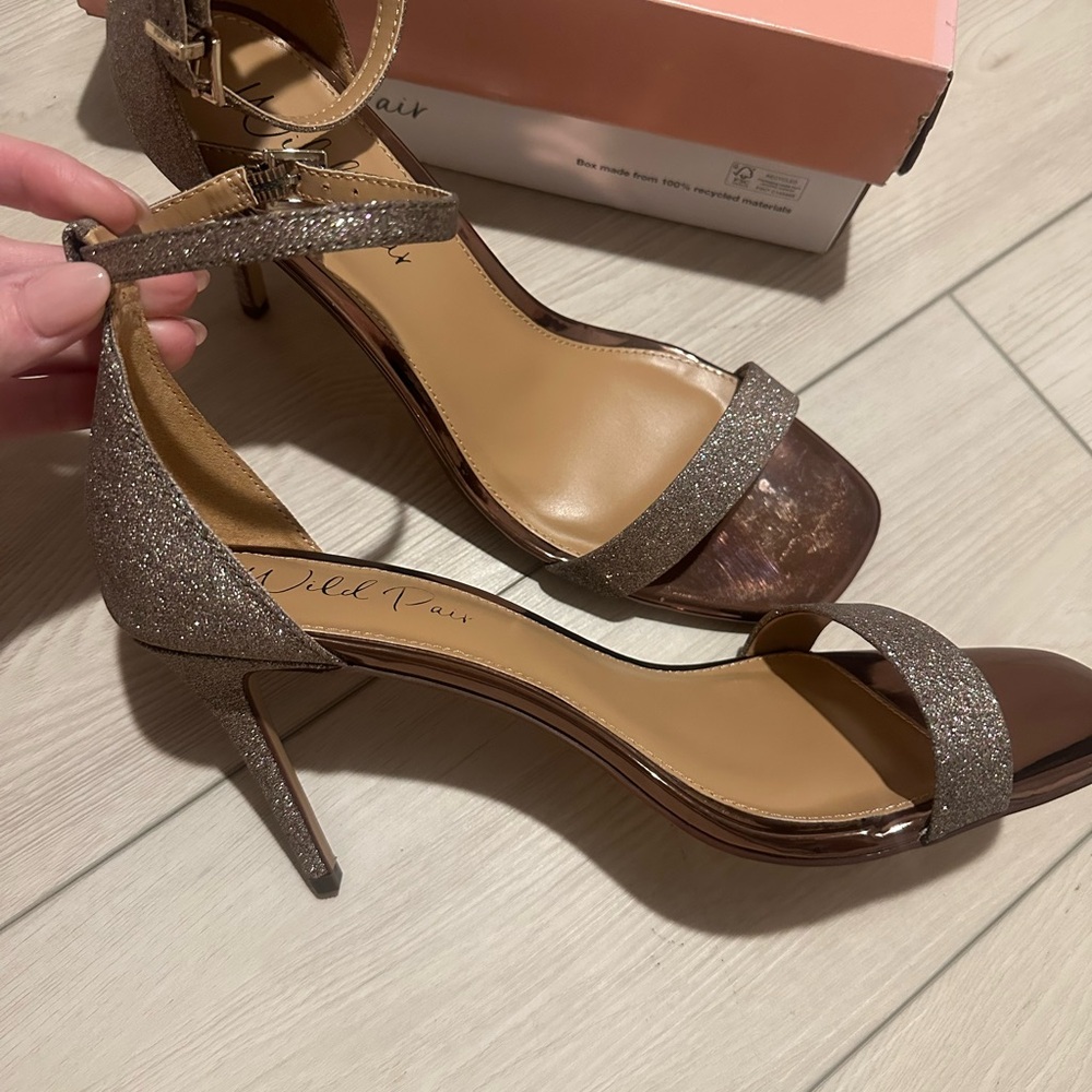 Wild Pair Women’s Glittery Heels